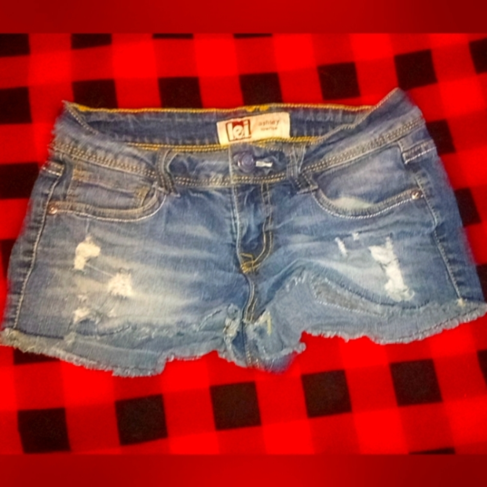 Denim shorts
